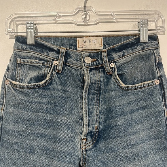 ⚡️Free People We The Free Stella High-Waisted Distressed Skinny Jeans -  size 25 - Picture 7 of 12